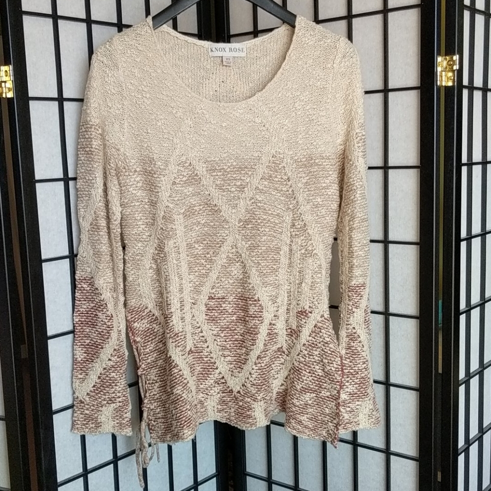 Knox Rose Soft Knit Boho Top